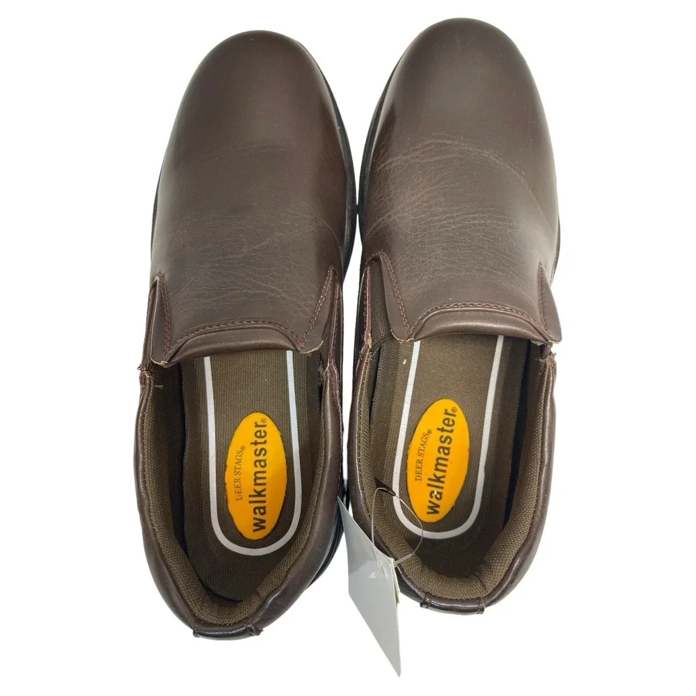 Deer Stags Walkmaster Men's Brown 9w Slip On